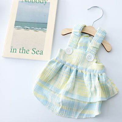 Breathable Dog Dress for Small Medium Breeds - Spring Summer Outfit