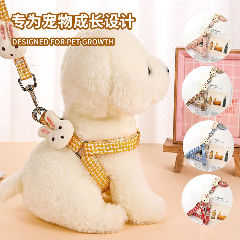 Adjustable Pet Harness and Leash Set for Dogs and Cats - Escape-Proof