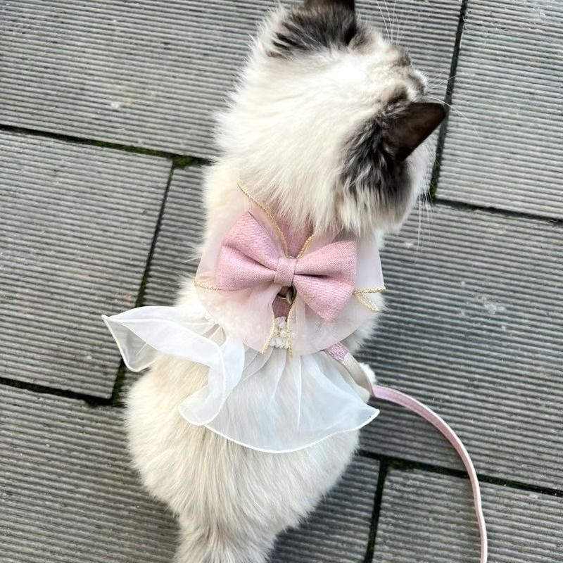 Adjustable Cat Harness and Leash Set for Safe Outdoor Adventures