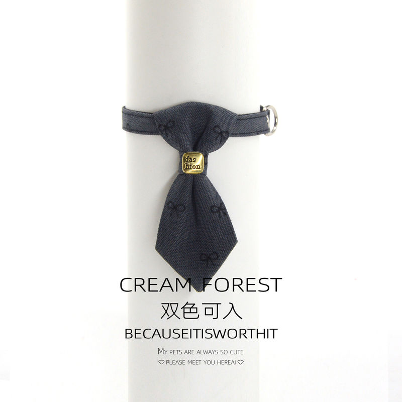 Adjustable Bow Tie Collar for Small Dogs and Cats